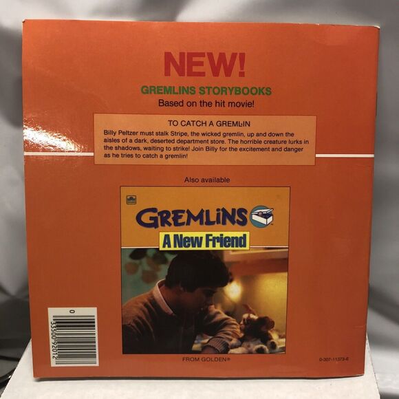 Gremlins: To Catch a Gremlin Paperback Book Vintage 1984 Golden Book Teitelbaum - Picture 8 of 9
